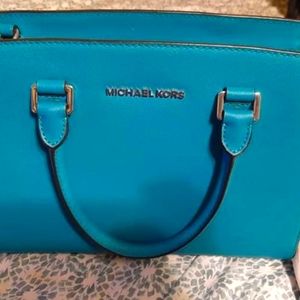 Michael Kor Teal Medium Purse
